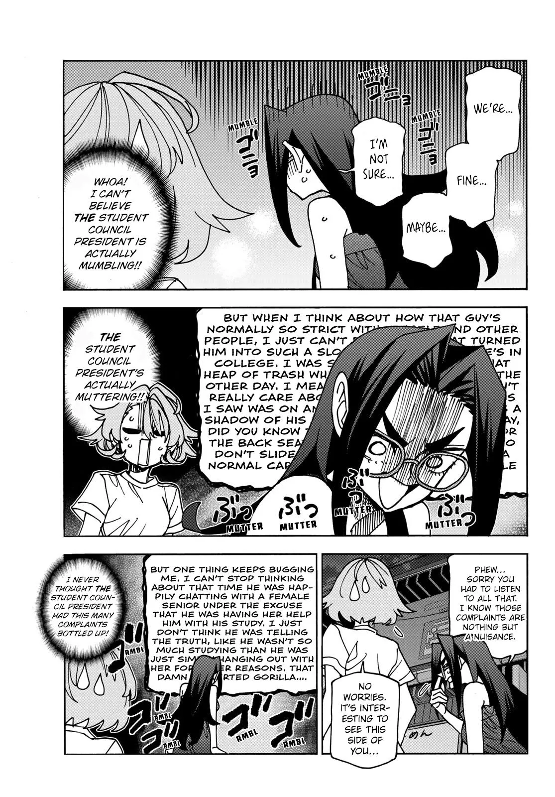The Story Between a Dumb Prefect and a High School Girl with an Inappropriate Skirt Length Chapter 85 page 11 - 