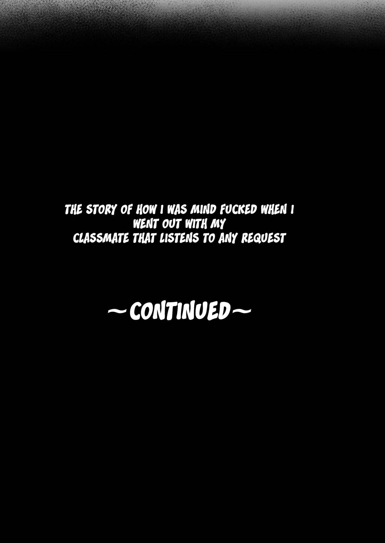 The Story of How I Was Mind Fucked When I Went Out With My Classmate That Listens to Any Request Chapter 1 page 71 - 