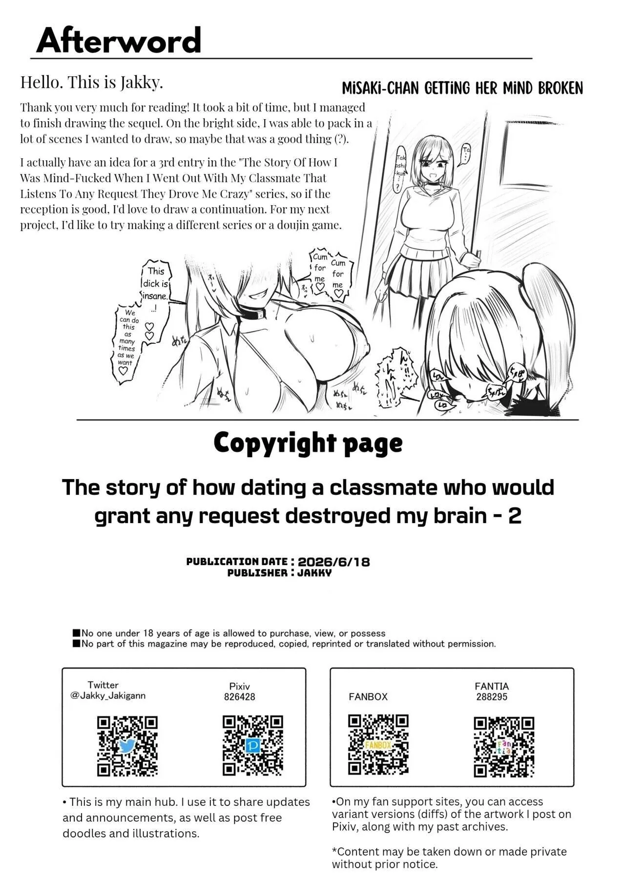 The Story of How I Was Mind Fucked When I Went Out With My Classmate That Listens to Any Request Chapter 2 page 121 - 