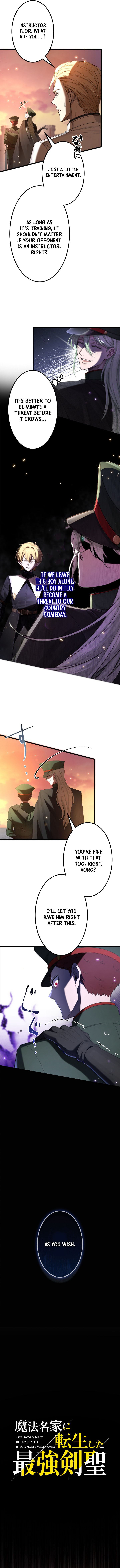 The Strongest Sword Saint Reincarnated Into a Prestigious Magic Family Chapter 27 page 2 - 