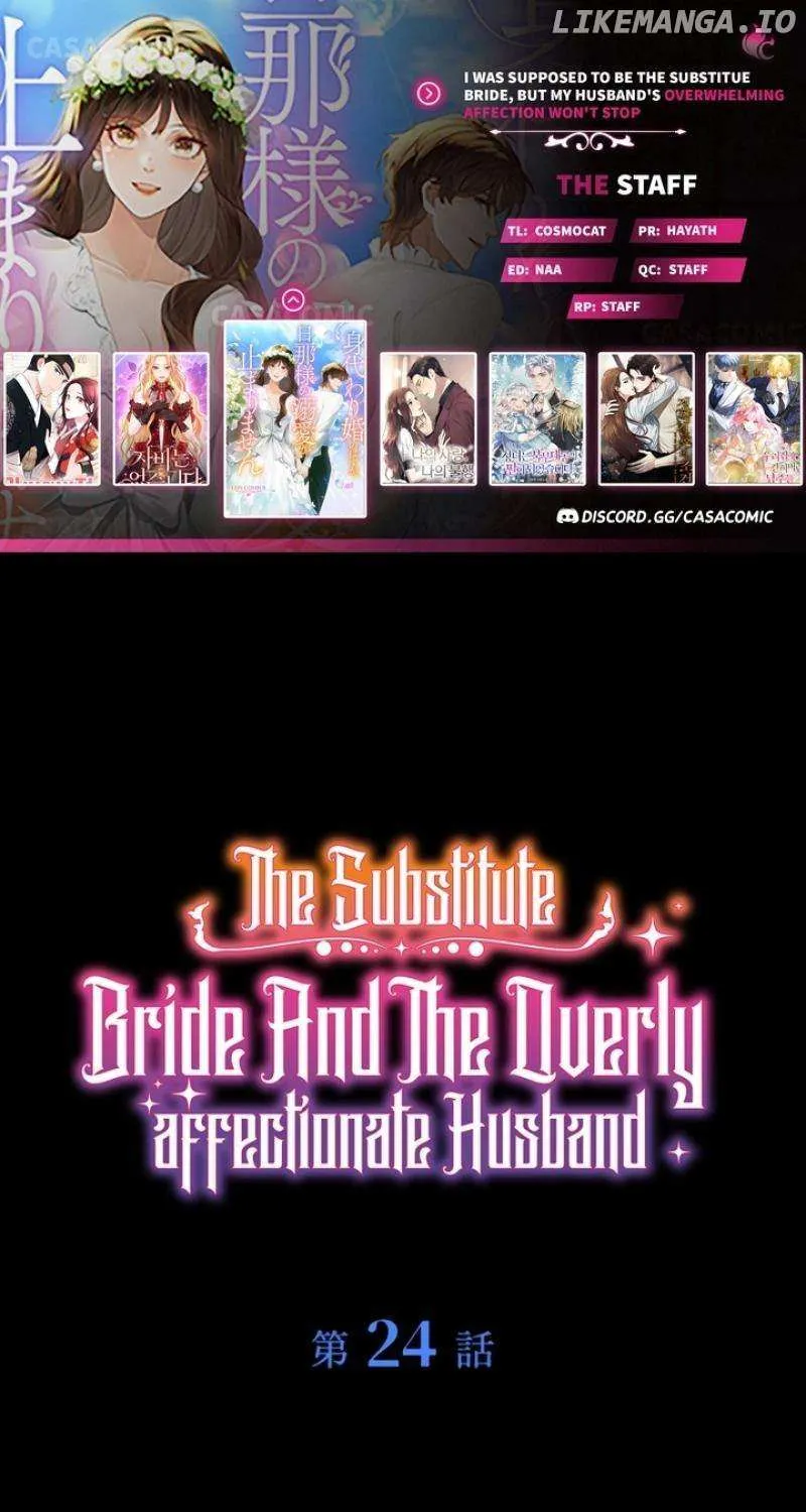 The Substitute Bride And The Overly affectionate Husband Chapter 24 page 1 - 