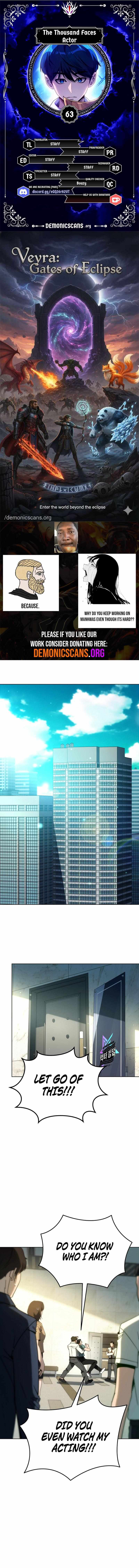 The Thousand Faces Actor Chapter 63 page 1 - 
