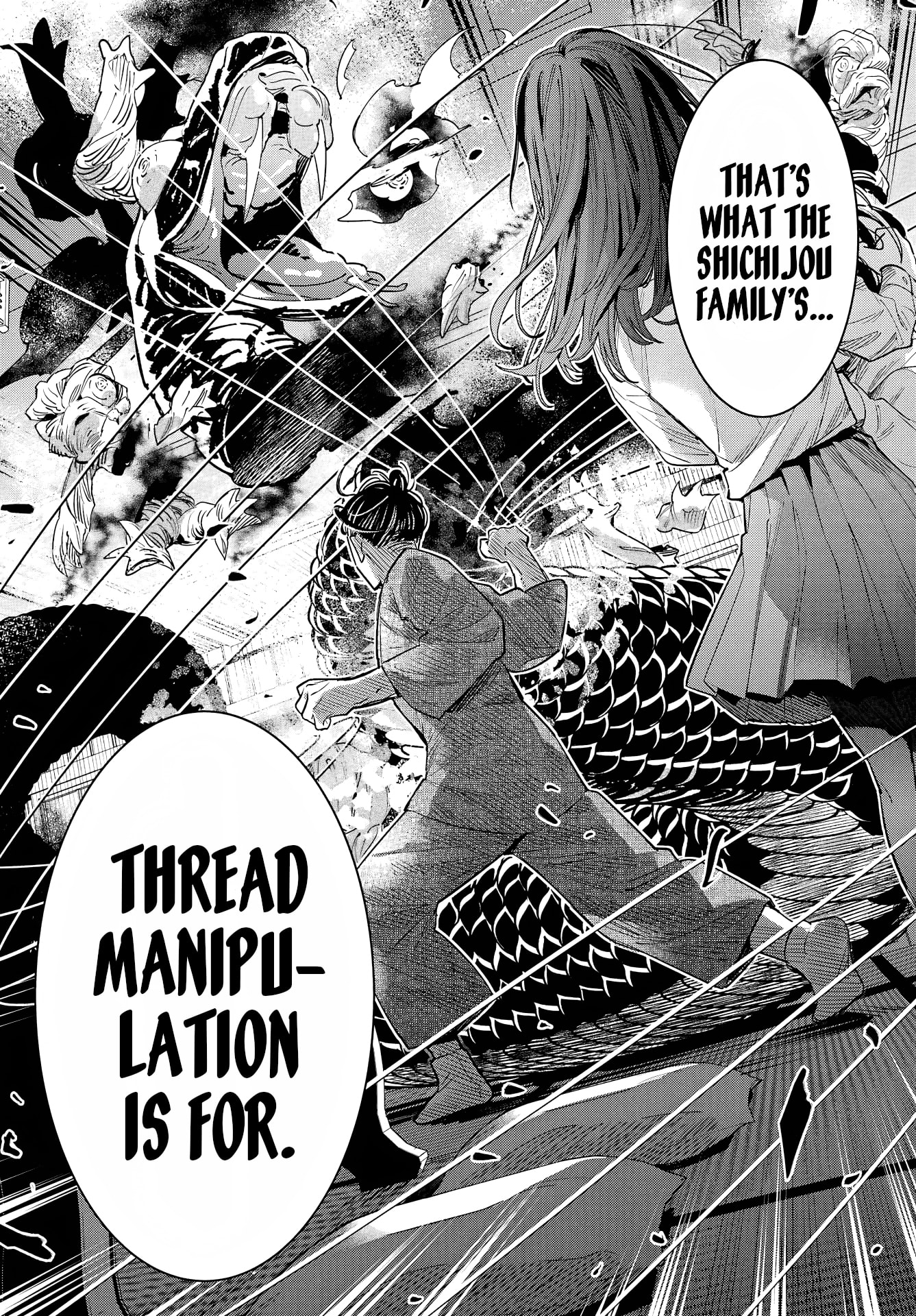 The Thread User of the Shichijou Family ~The Genius Sorcerer Who Wants to Live Normally Starts Exterminating Youkai with an Uninvited Apprentice~ Chapter 1 page 34 - 