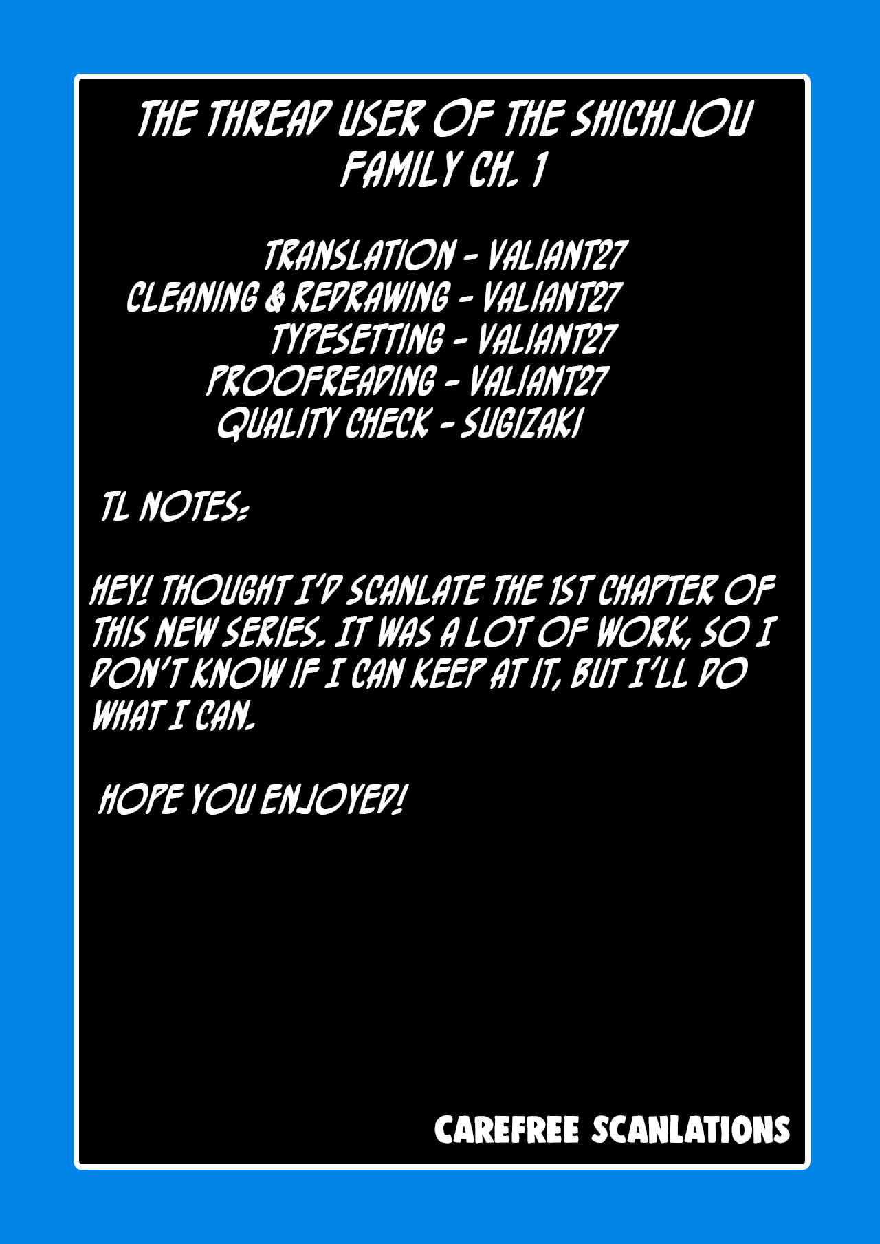 The Thread User of the Shichijou Family ~The Genius Sorcerer Who Wants to Live Normally Starts Exterminating Youkai with an Uninvited Apprentice~ Chapter 1 page 62 - 