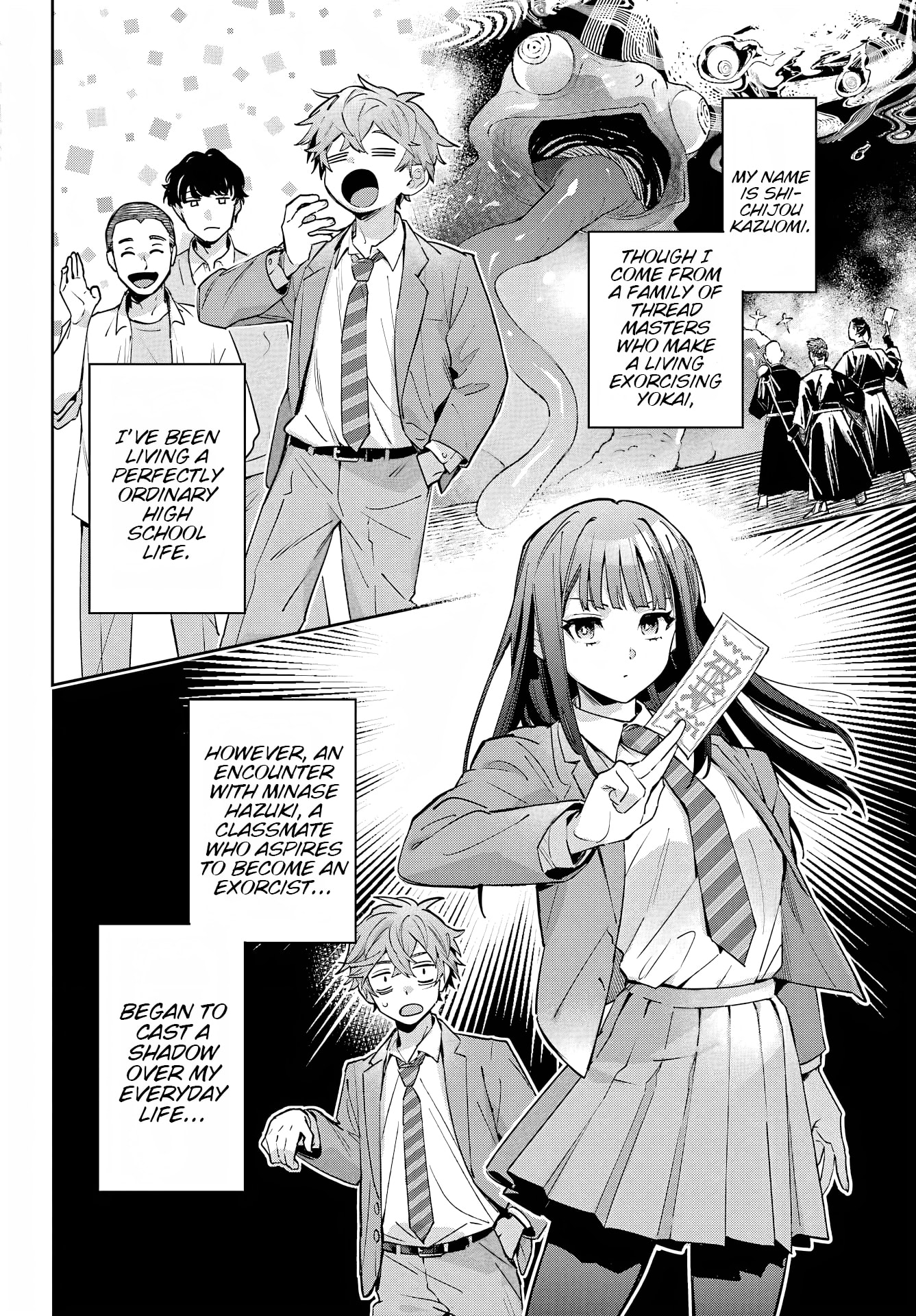 The Thread User of the Shichijou Family ~The Genius Sorcerer Who Wants to Live Normally Starts Exterminating Youkai with an Uninvited Apprentice~ Chapter 2 page 2 - 
