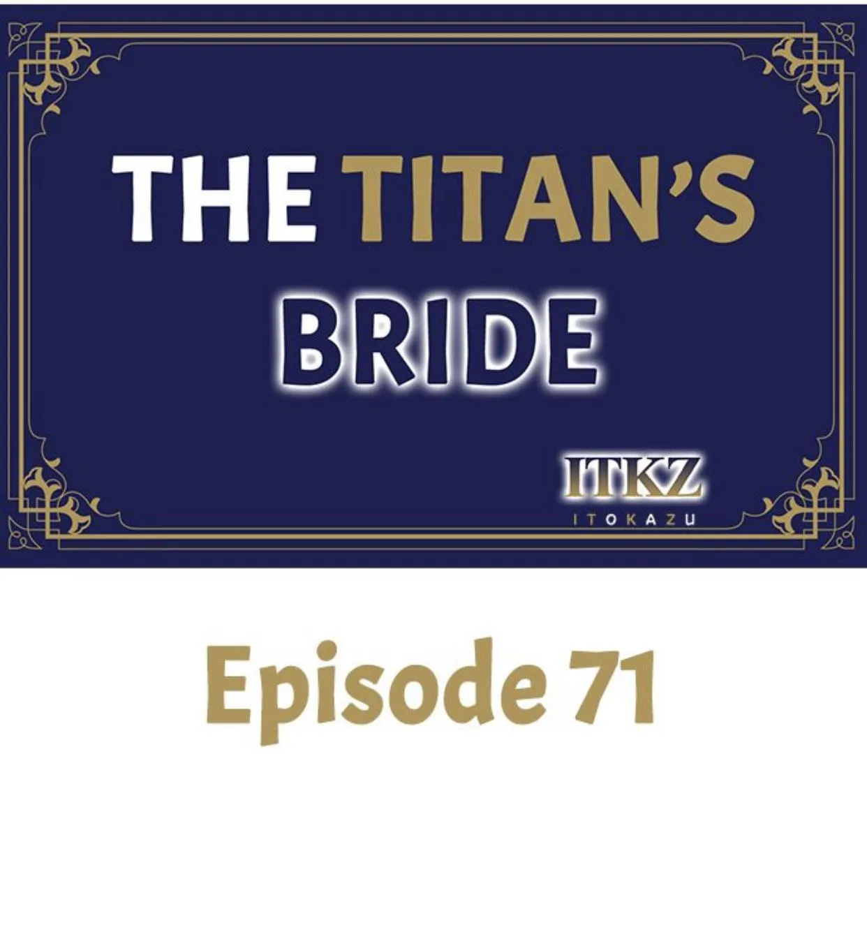 The Titan's bride Chapter 71 page 1 - 