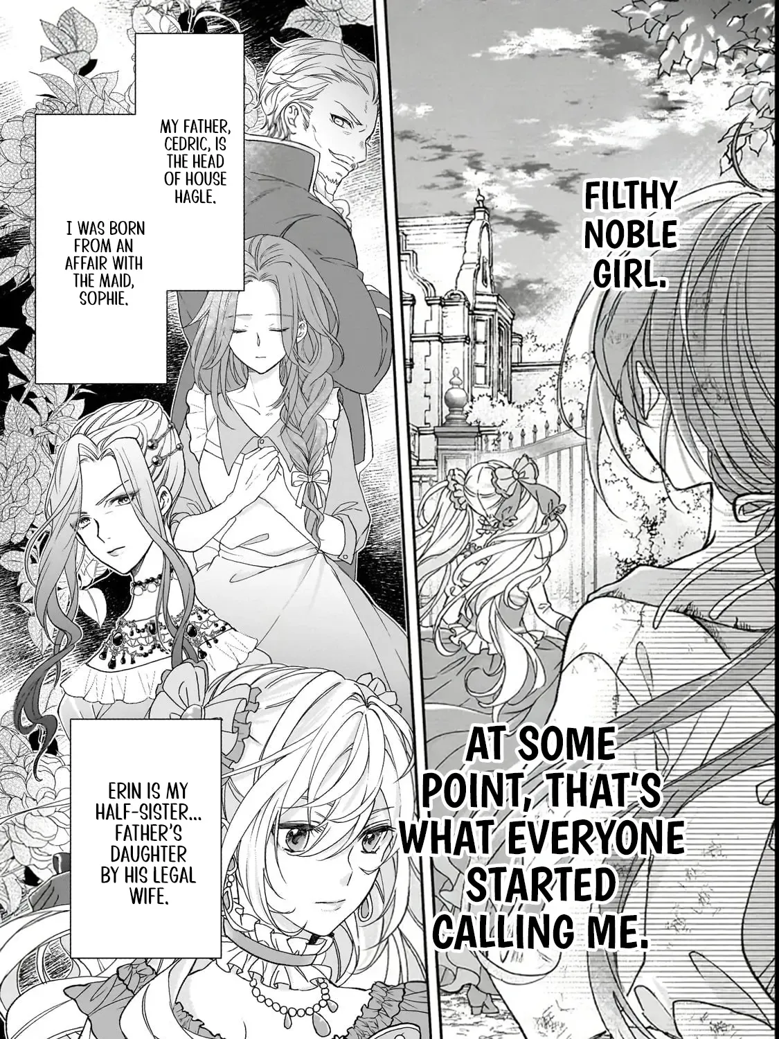 The unloved girl, who scorned for her filth and disgrace, until the day she finds happiness Chapter 1 page 24 - 