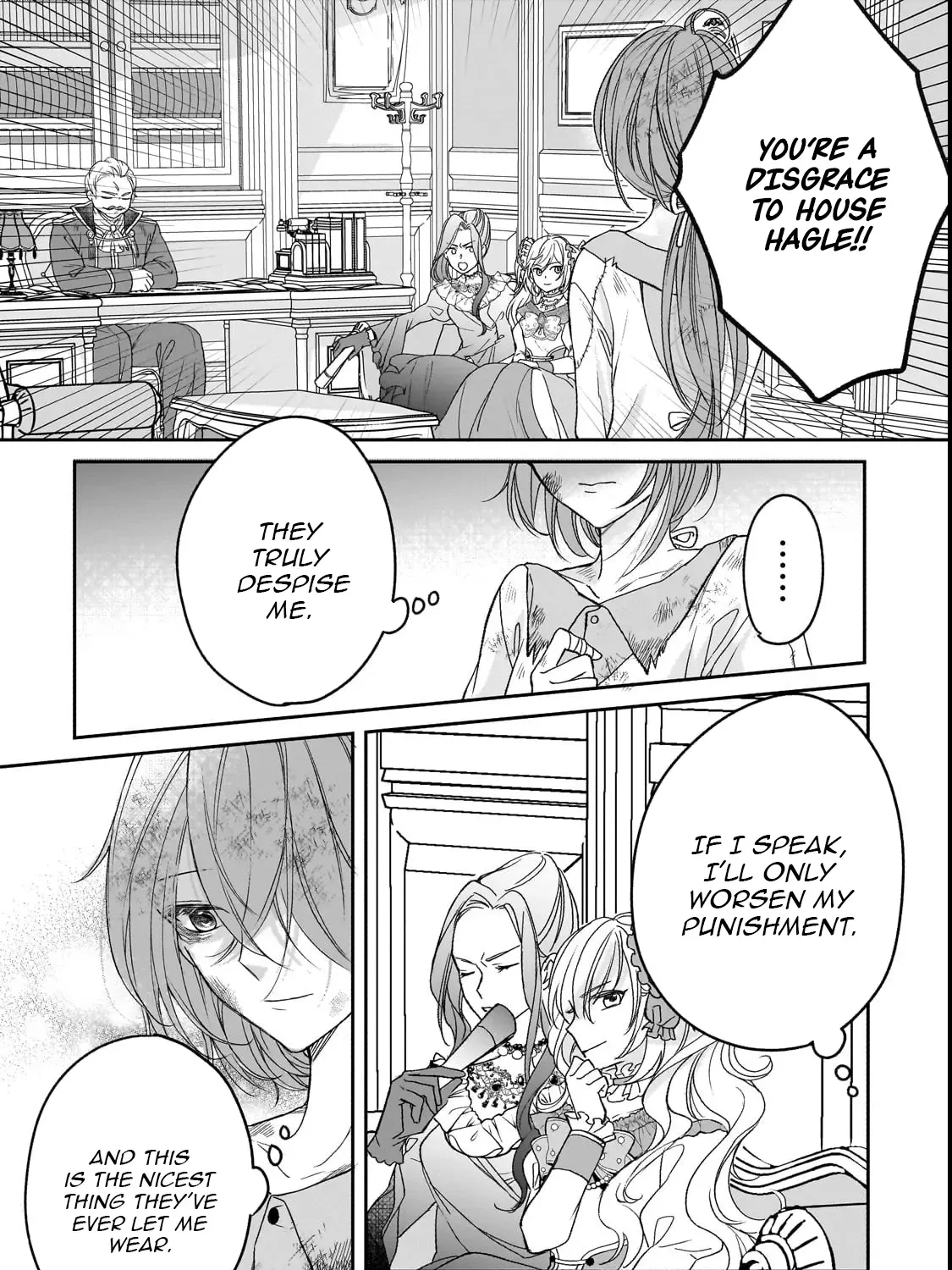 The unloved girl, who scorned for her filth and disgrace, until the day she finds happiness Chapter 1 page 38 - 