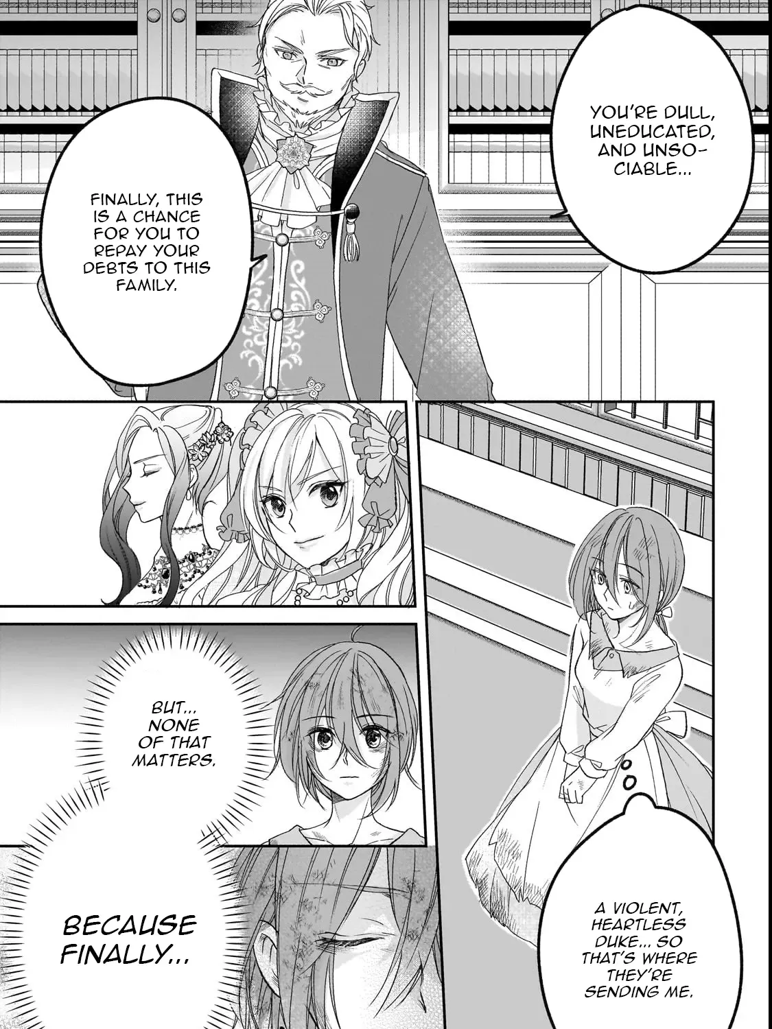 The unloved girl, who scorned for her filth and disgrace, until the day she finds happiness Chapter 1 page 56 - 