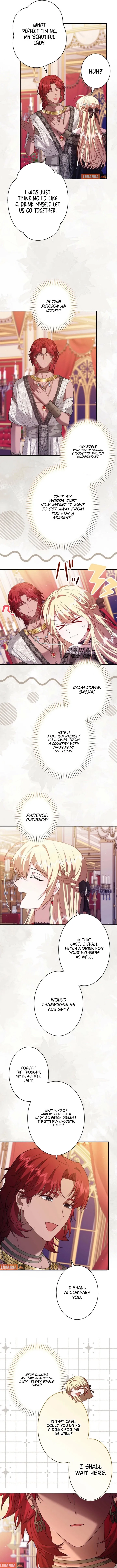 The Villainess Who Absolutely Wants to Break Off Her Engagement Can't Escape the Muscle Brain Prince Chapter 28 page 6 - 