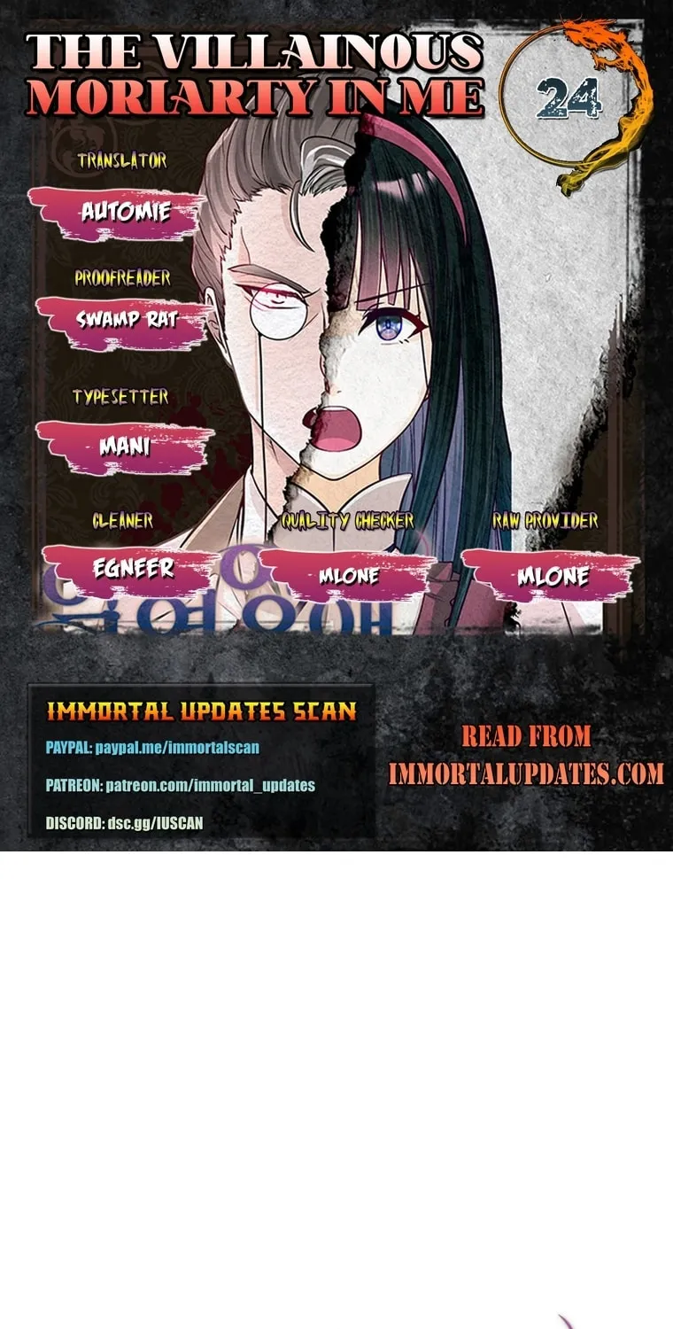 The Villainous Moriarty in Me Chapter 24 page 1 - 