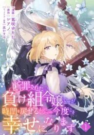 Cover of Danzaisareta Makegumi Reijou desu ga, Jikan wo Modoseru you ni Natta no de Kondokoso ni Shiawase ni narimasu