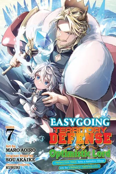 Cover of Easygoing Territory Defense by the Optimistic Lord: Production Magic Turns a Nameless Village into the Strongest Fortified City