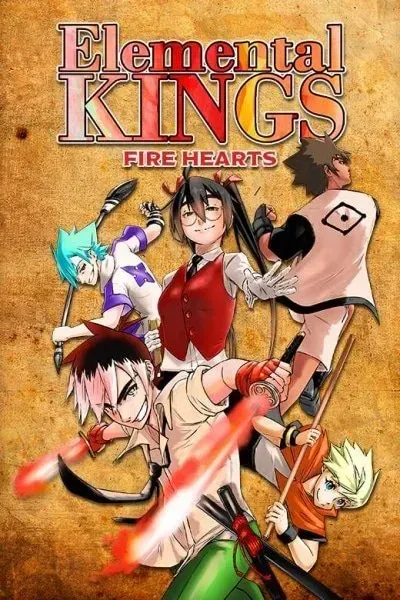 Cover of Elemental Kings: Fire Hearts