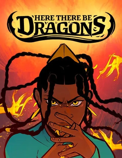 Cover of Here There Be Dragons
