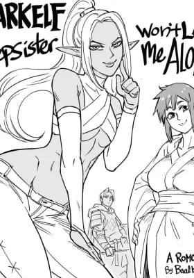 Cover of My Dark Elf Step Sister Won't Leave Me Alone