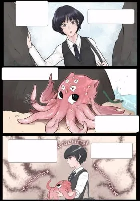 Cover of My Roommate Is the Great Old Ones (Colored)