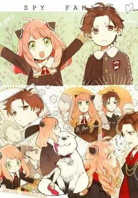 Cover of Spy X Family dj - Anya and Damian (Colored)