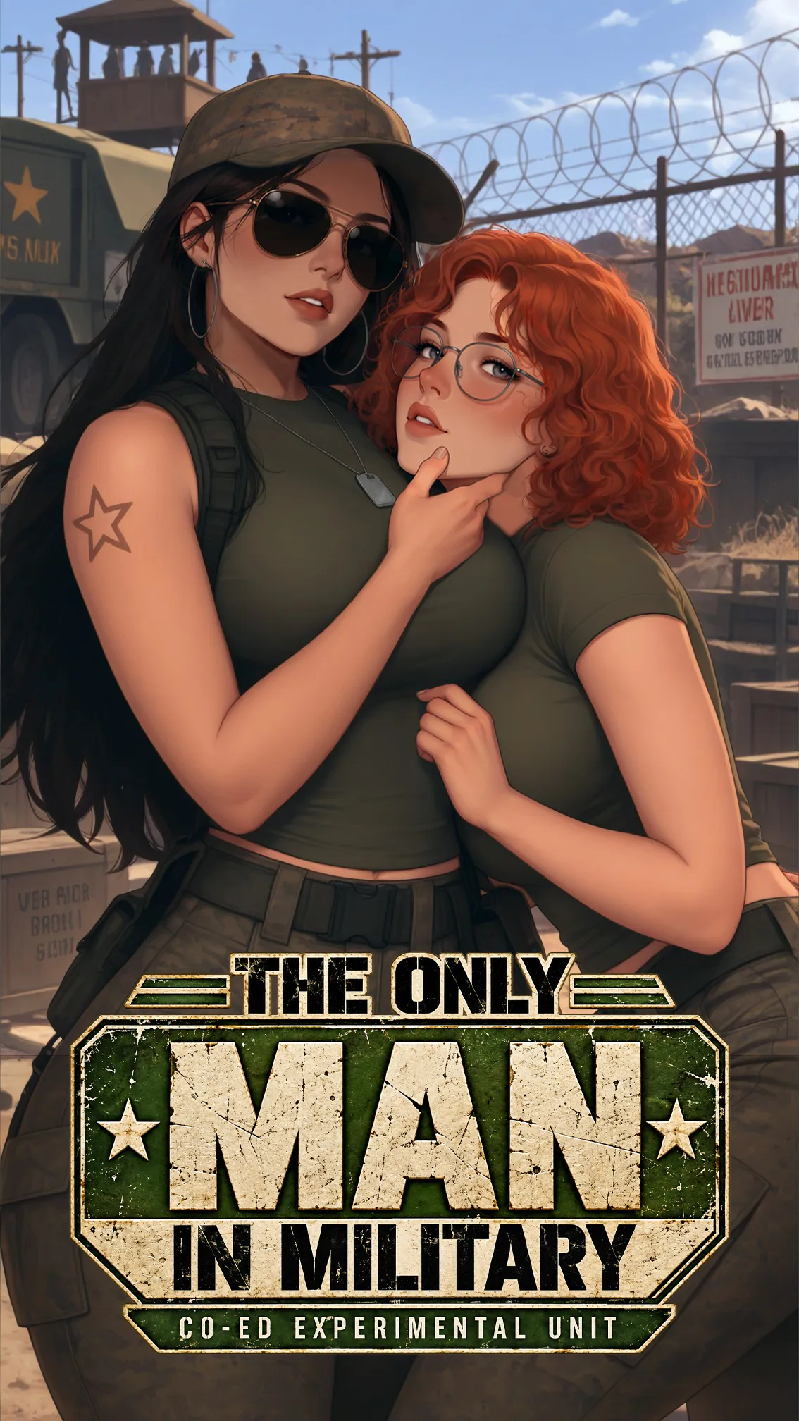 Cover of The Only Man In Military