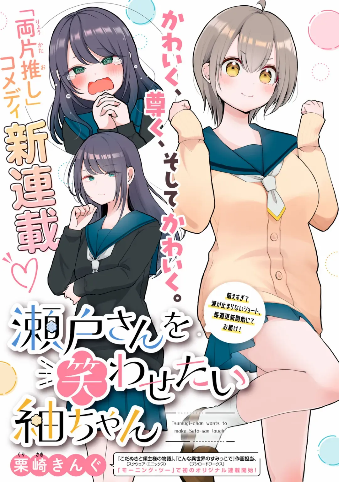 Cover of Tsumugi-chan wants to make seto-san laugh