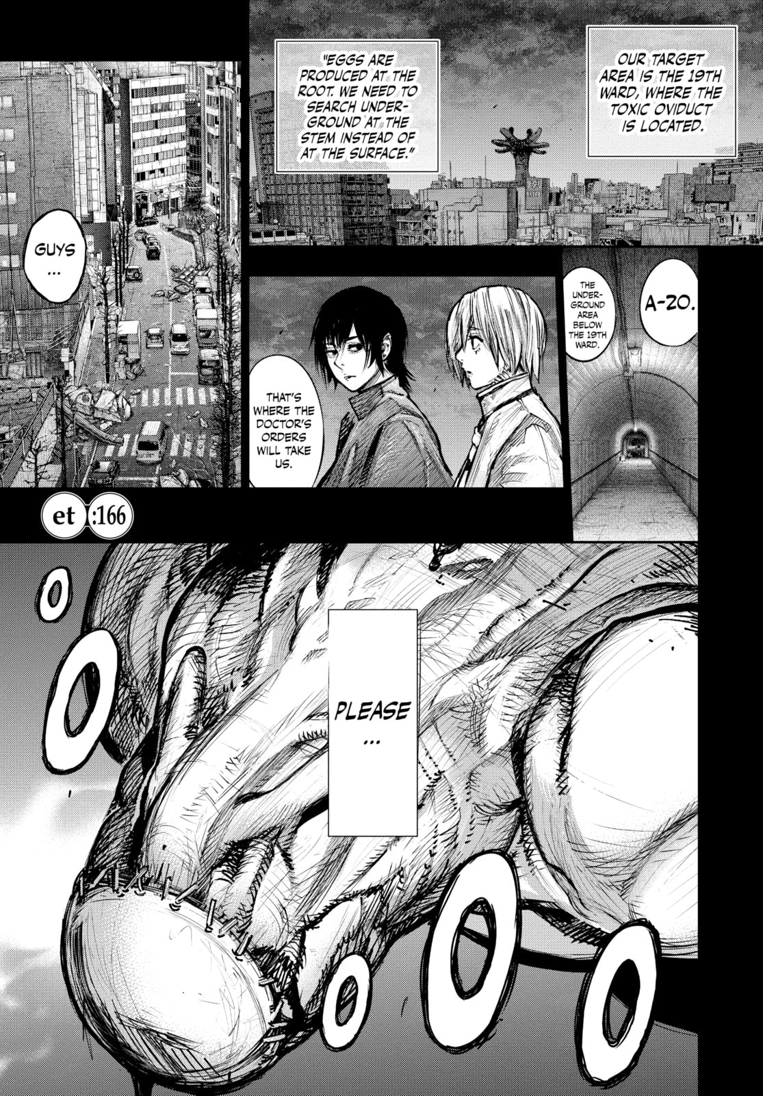 Tokyo Ghoul Chapter 166 page 1 - 