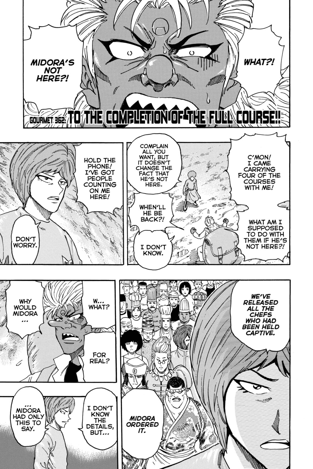 Toriko Chapter 362 page 1 - 