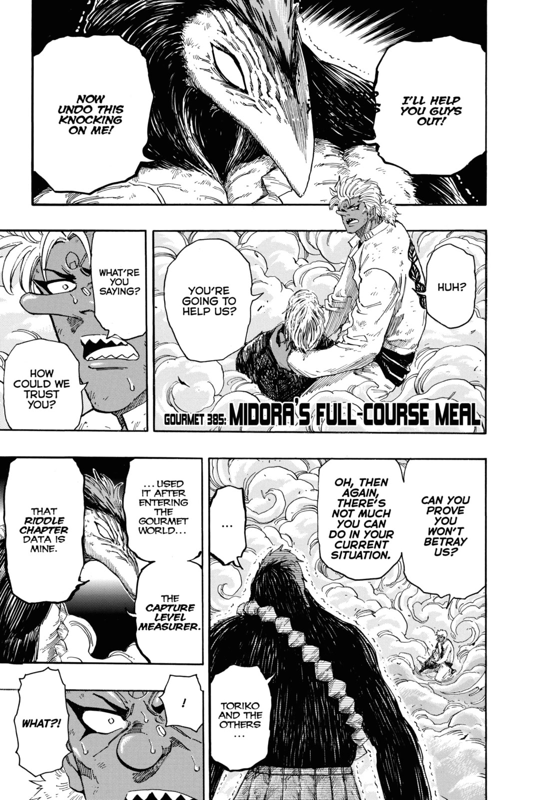 Toriko Chapter 385 page 1 - 