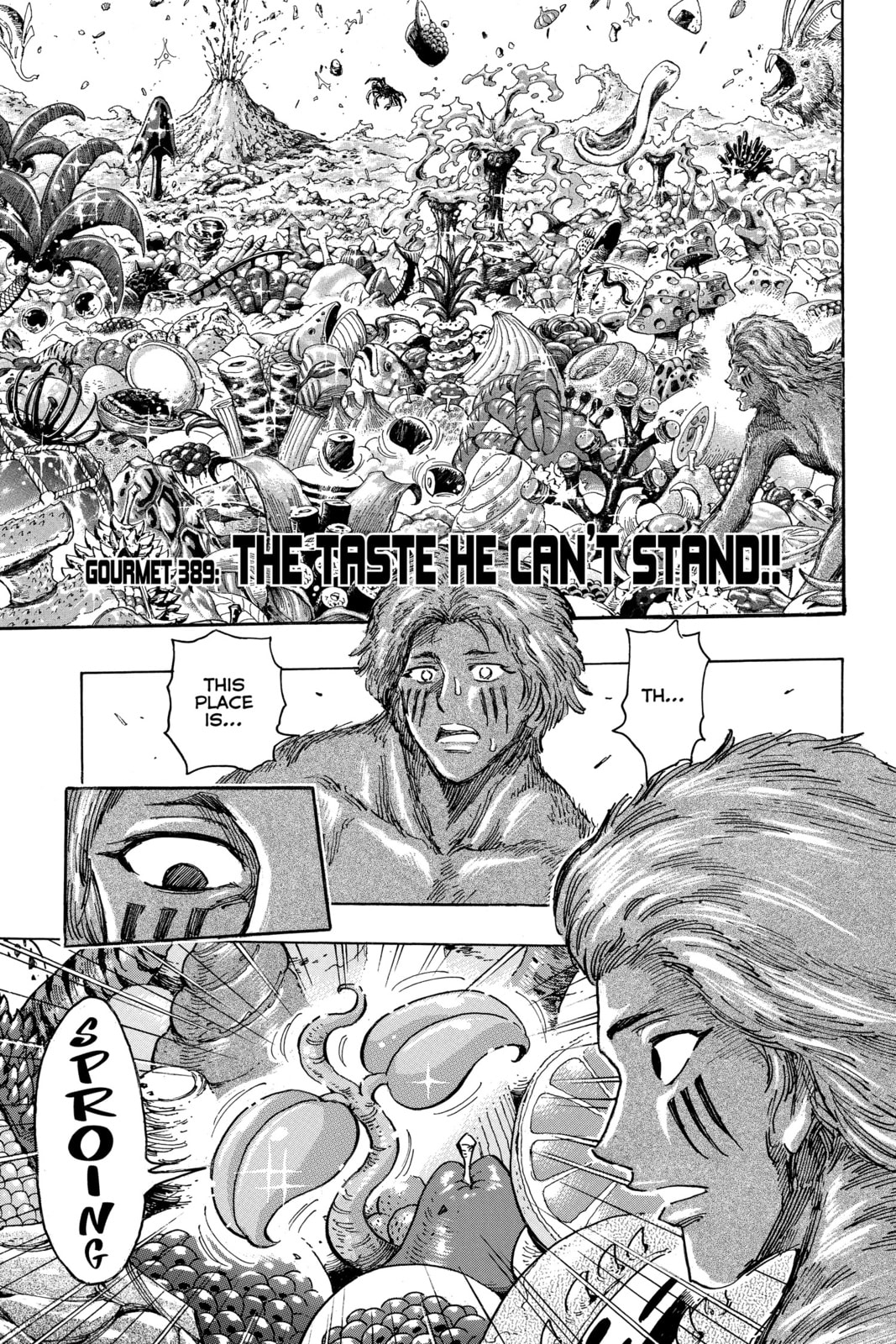 Toriko Chapter 389 page 1 - 
