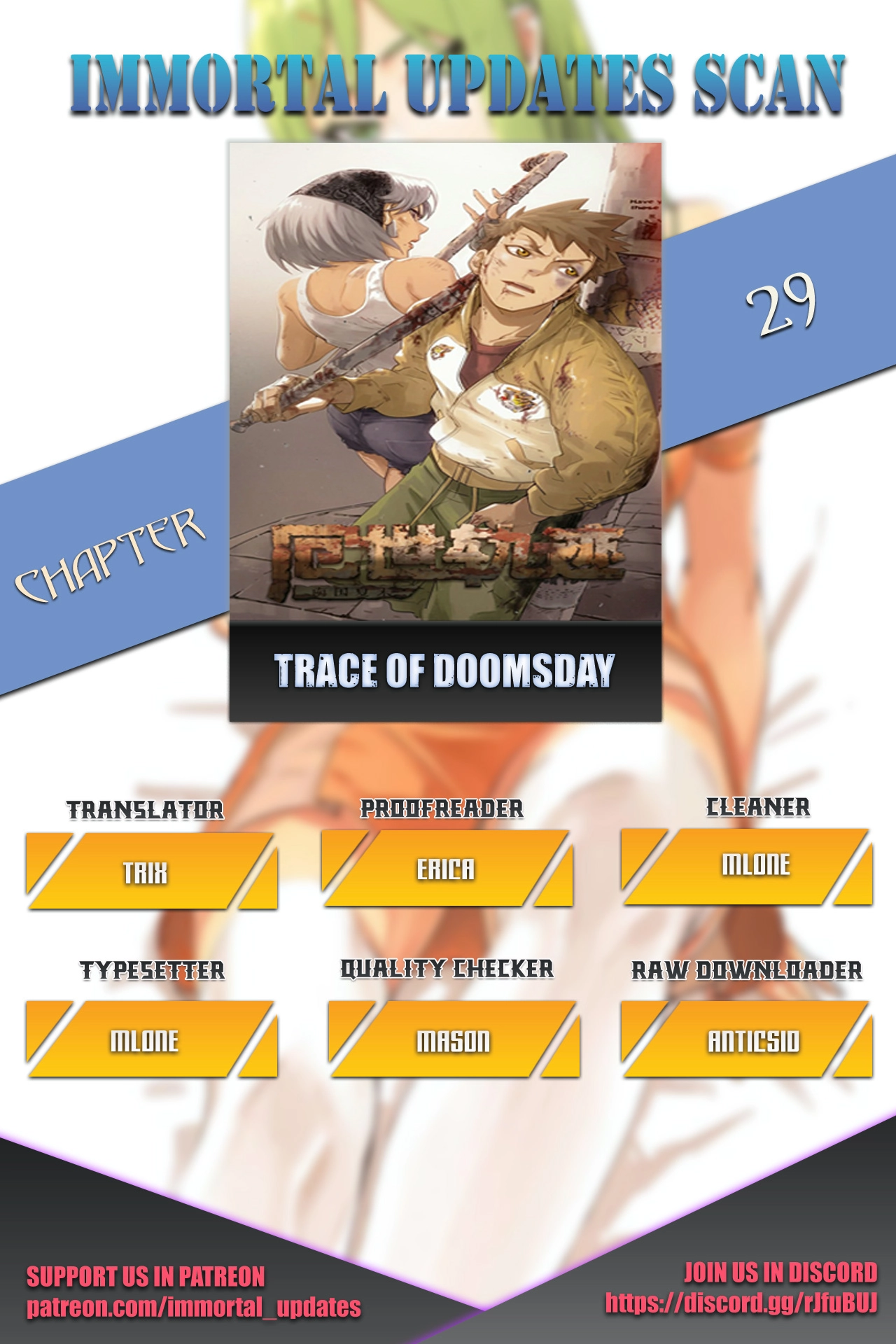 Trace of Doomsday Chapter 29 page 1 - 