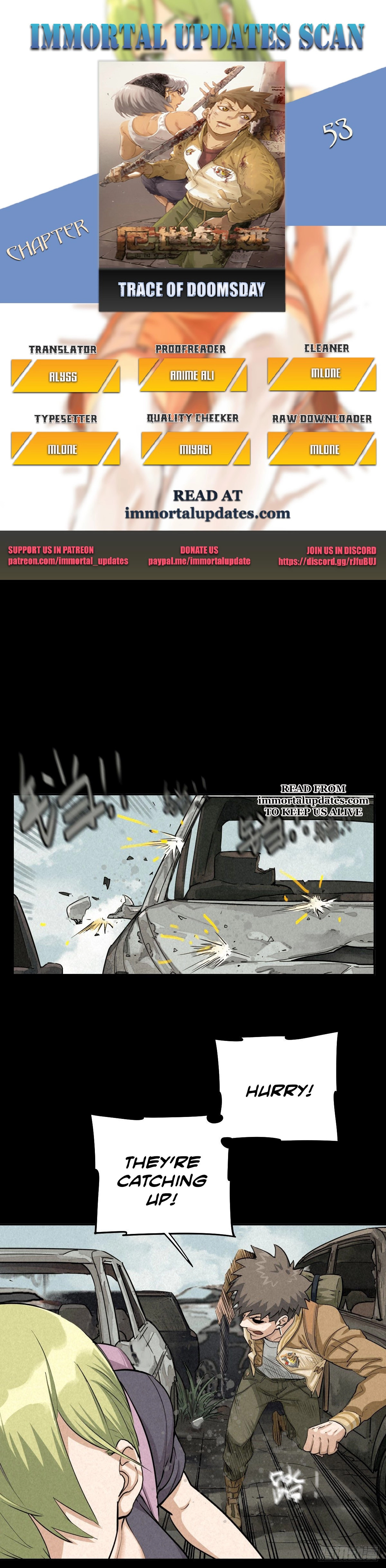 Trace of Doomsday Chapter 53 page 1 - 