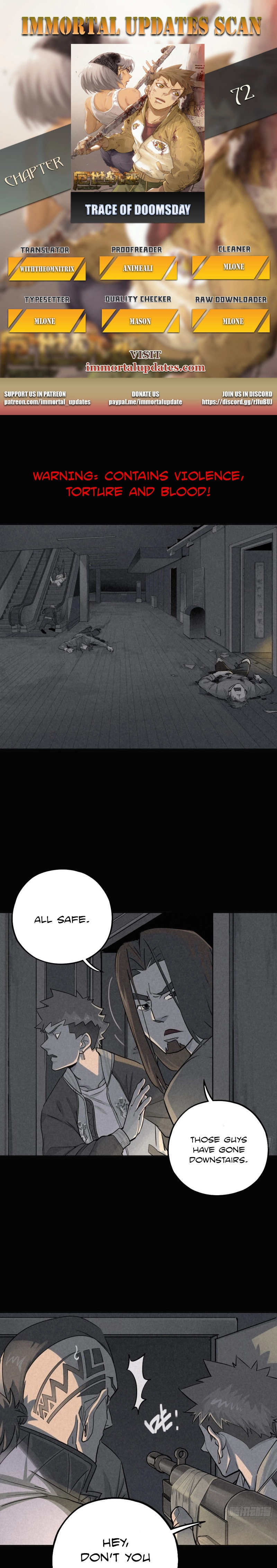 Trace of Doomsday Chapter 72 page 1 - 