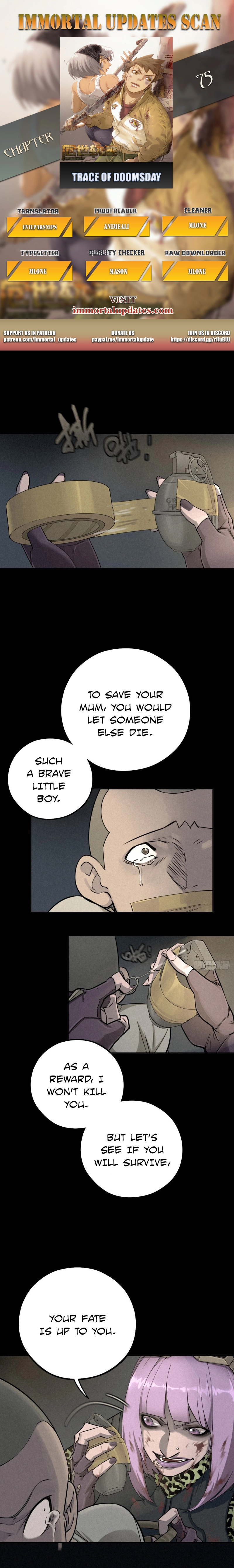 Trace of Doomsday Chapter 75 page 1 - 