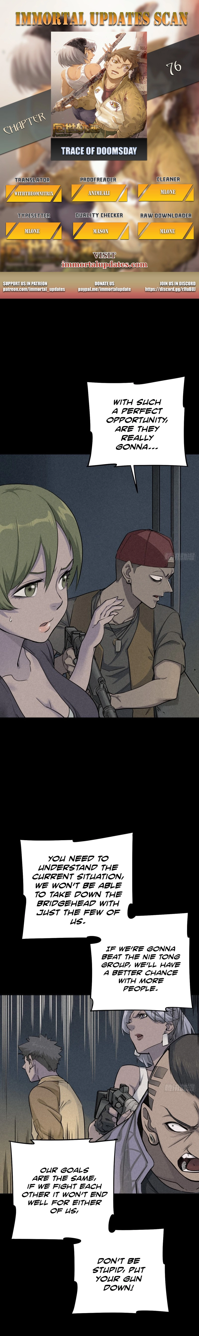 Trace of Doomsday Chapter 76 page 1 - 