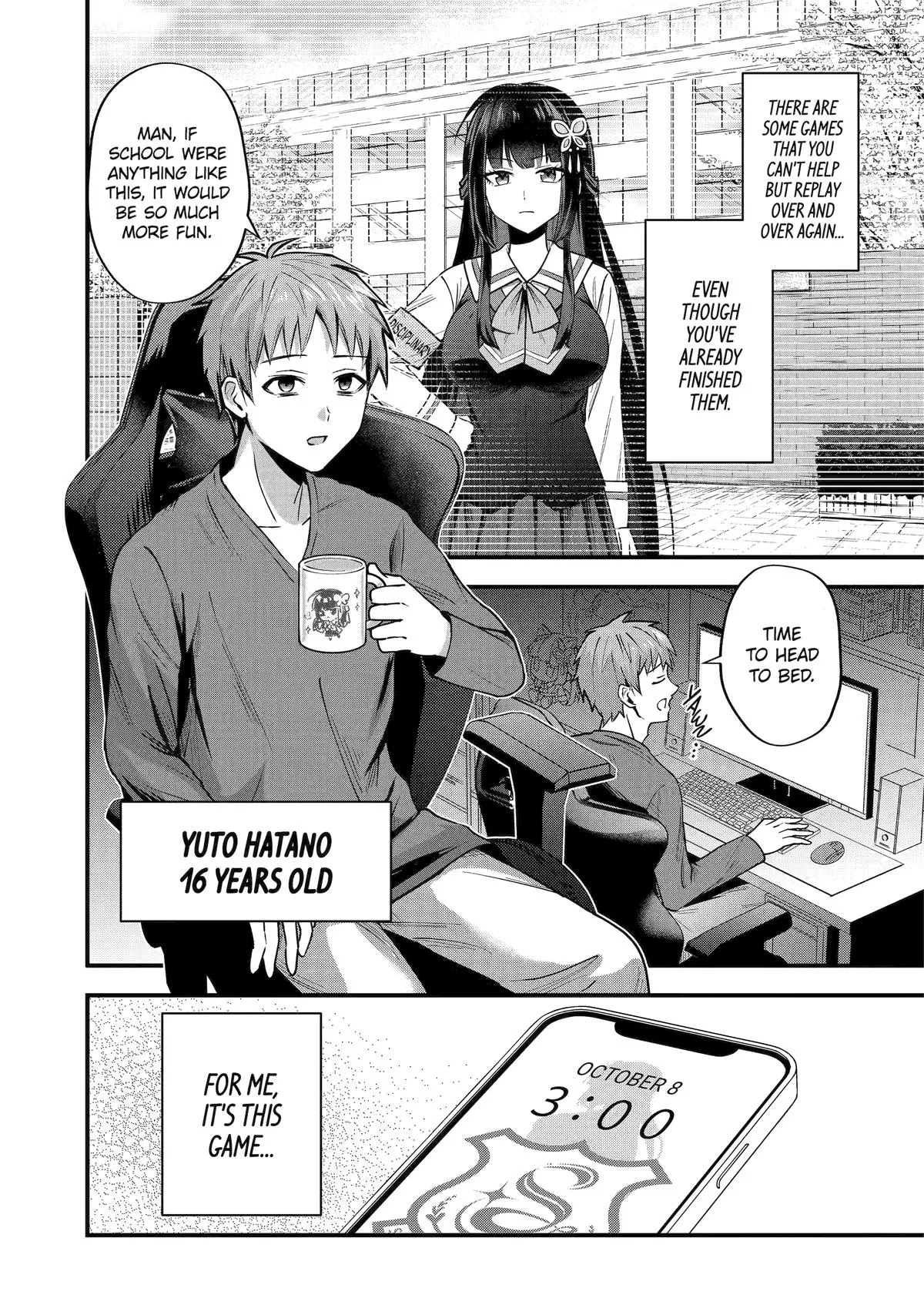 Trapped as the Villain in My Favorite Dating SIM: But I Know How to Win over All the Heroines! Chapter 1 page 1 - 