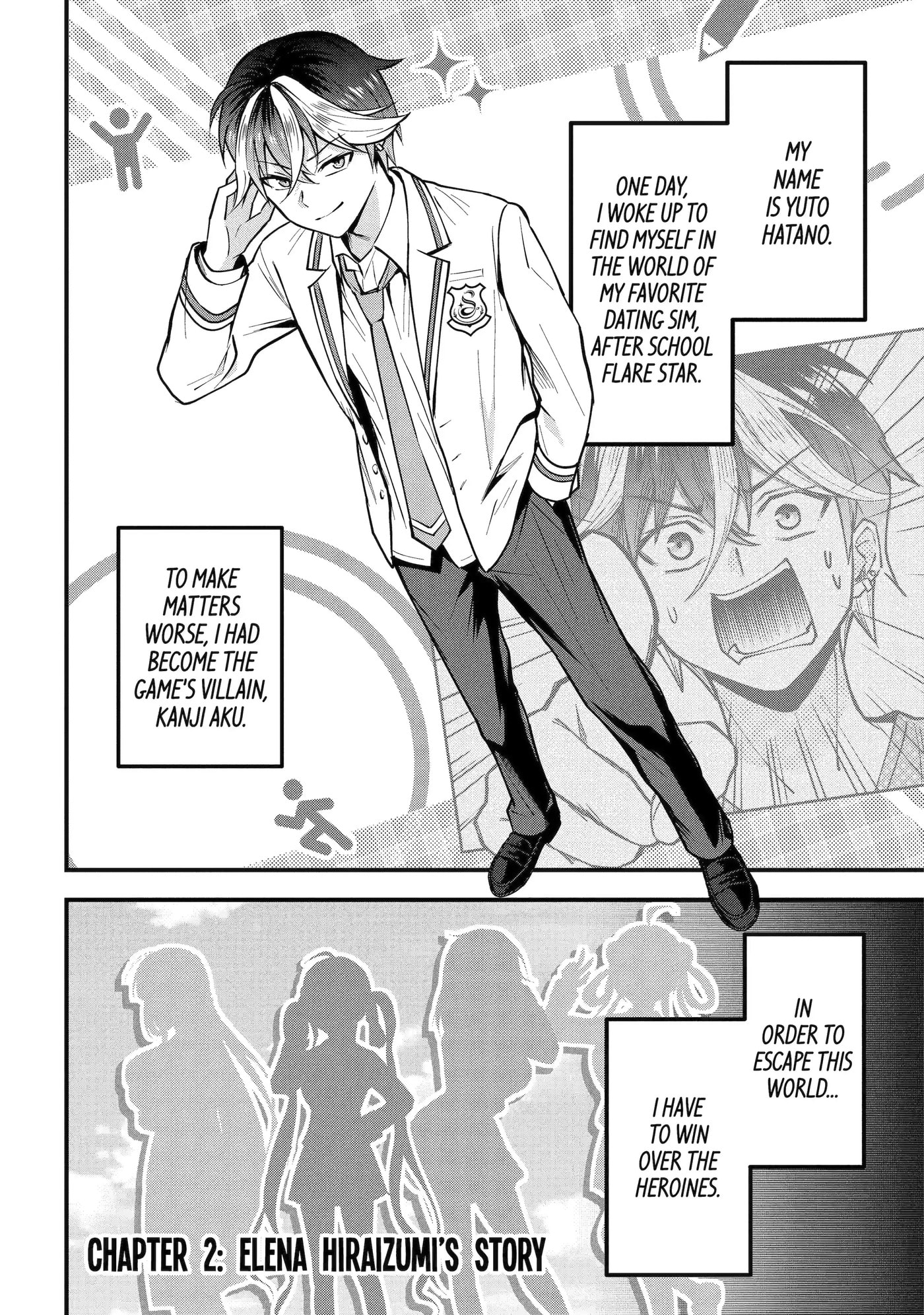 Trapped as the Villain in My Favorite Dating SIM: But I Know How to Win over All the Heroines! Chapter 2.1 page 1 - 