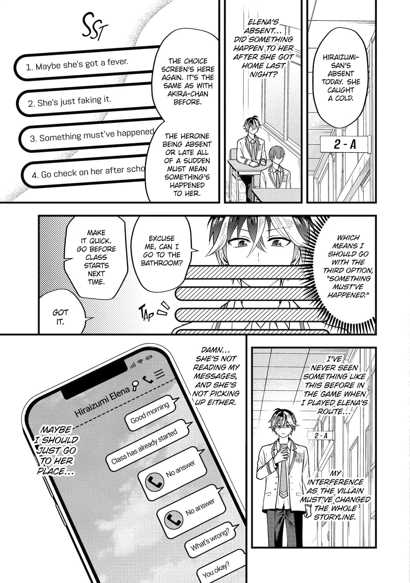 Trapped as the Villain in My Favorite Dating SIM: But I Know How to Win over All the Heroines! Chapter 2.7 page 1 - 