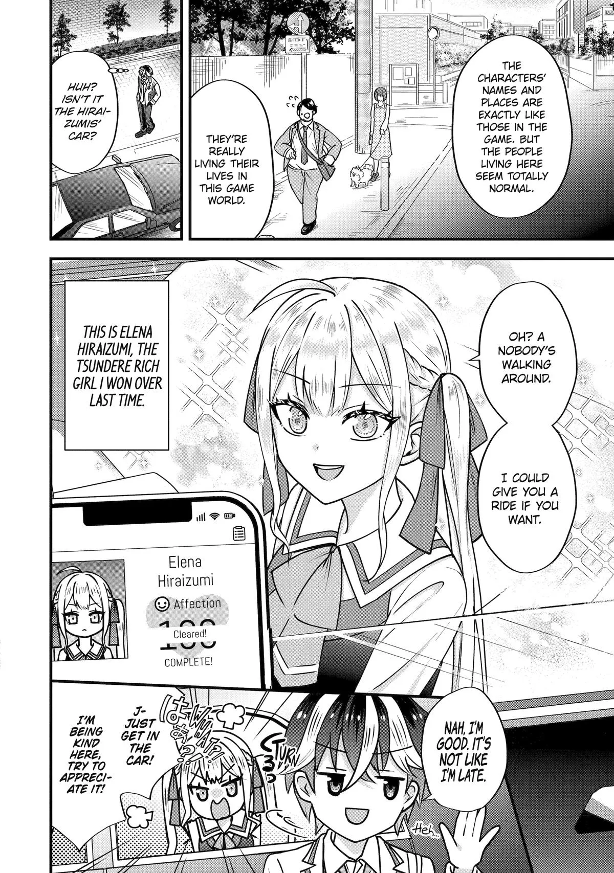 Trapped as the Villain in My Favorite Dating SIM: But I Know How to Win over All the Heroines! Chapter 3 page 2 - 