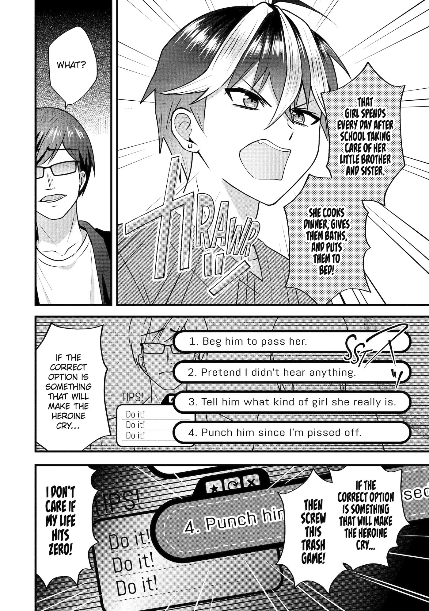 Trapped as the Villain in My Favorite Dating SIM: But I Know How to Win over All the Heroines! Chapter 4.8 page 1 - 