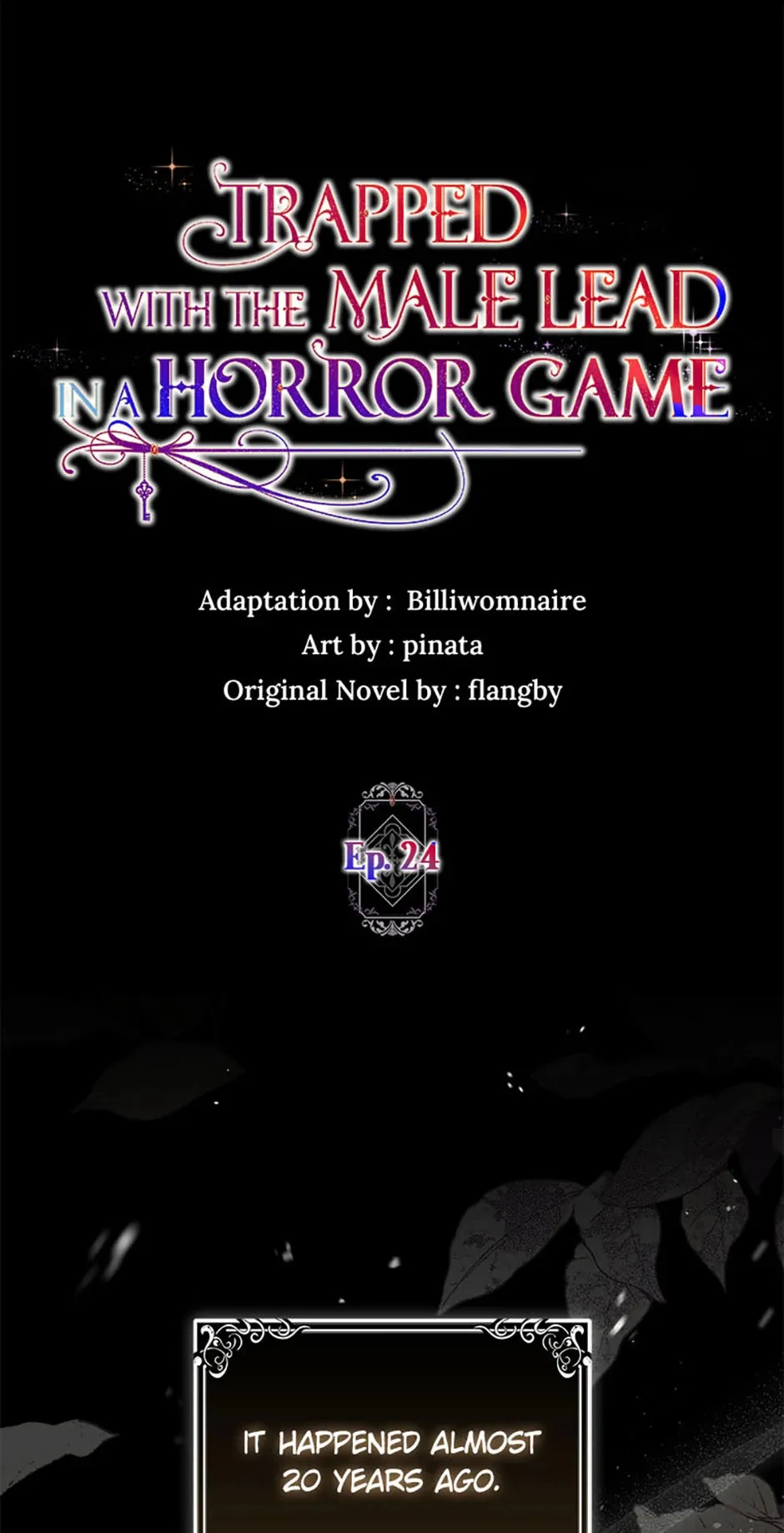 Trapped With the Male Lead in a Horror Game Chapter 24 page 1 - 