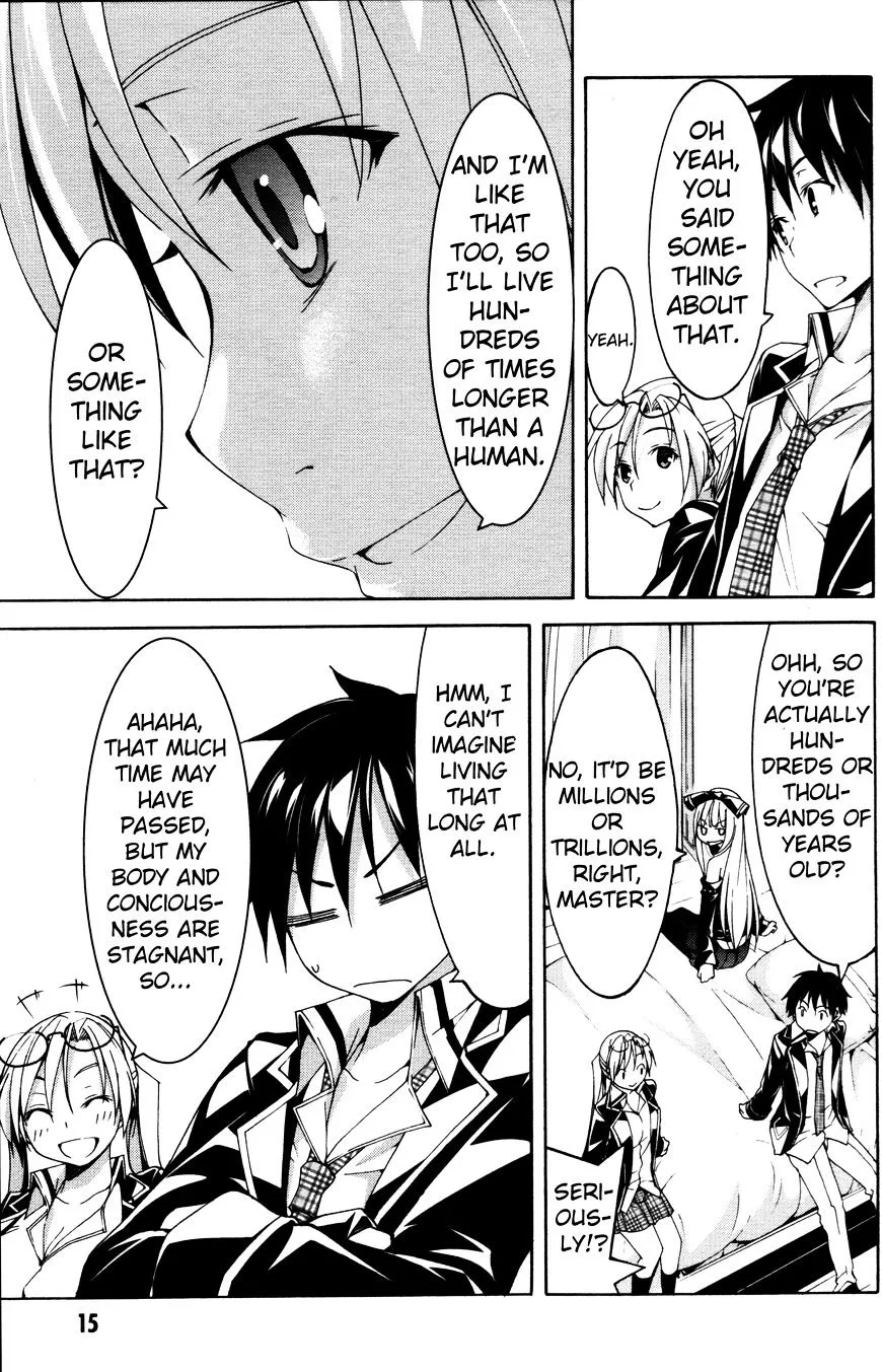 Trinity Seven: 7-Nin No Mahoutsukai Chapter 61.6 page 17 - 