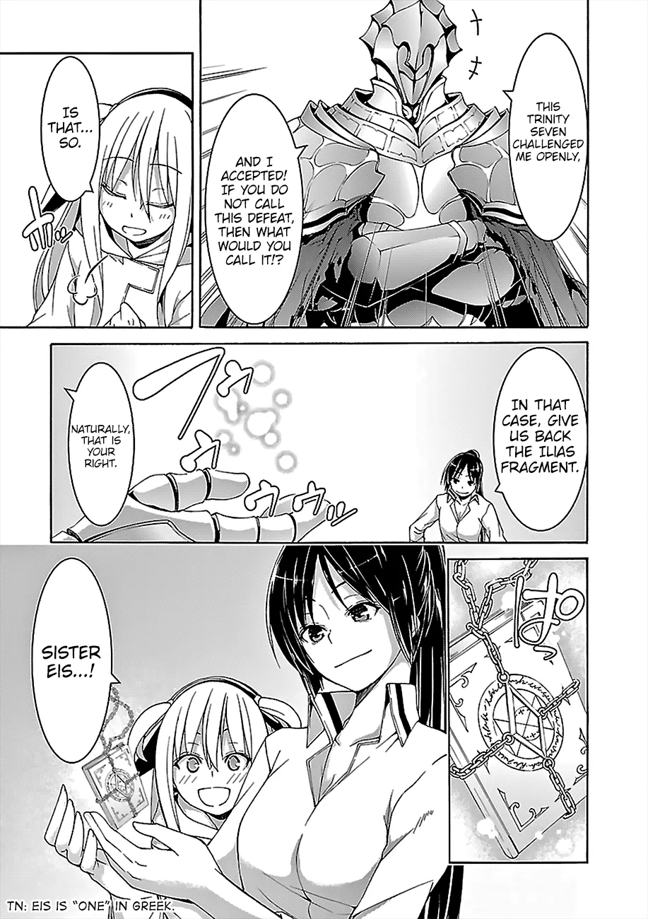 Trinity Seven: 7-Nin No Mahoutsukai Chapter 68 page 18 - 