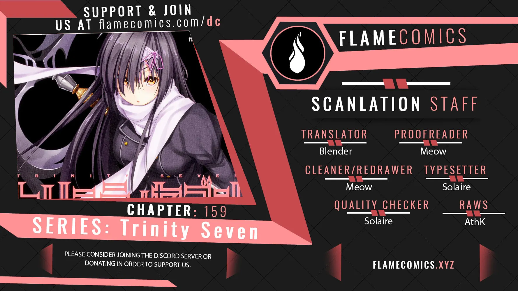Trinity Seven: The Seven Magicians Chapter 159 page 1 - 