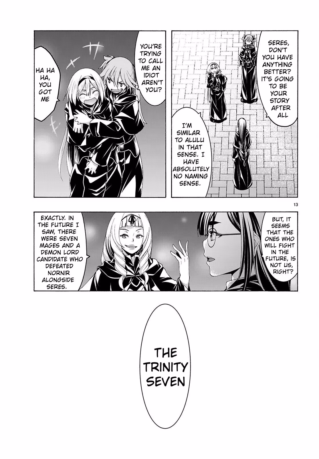 Trinity Seven: The Seven Magicians Chapter 163 page 14 - 