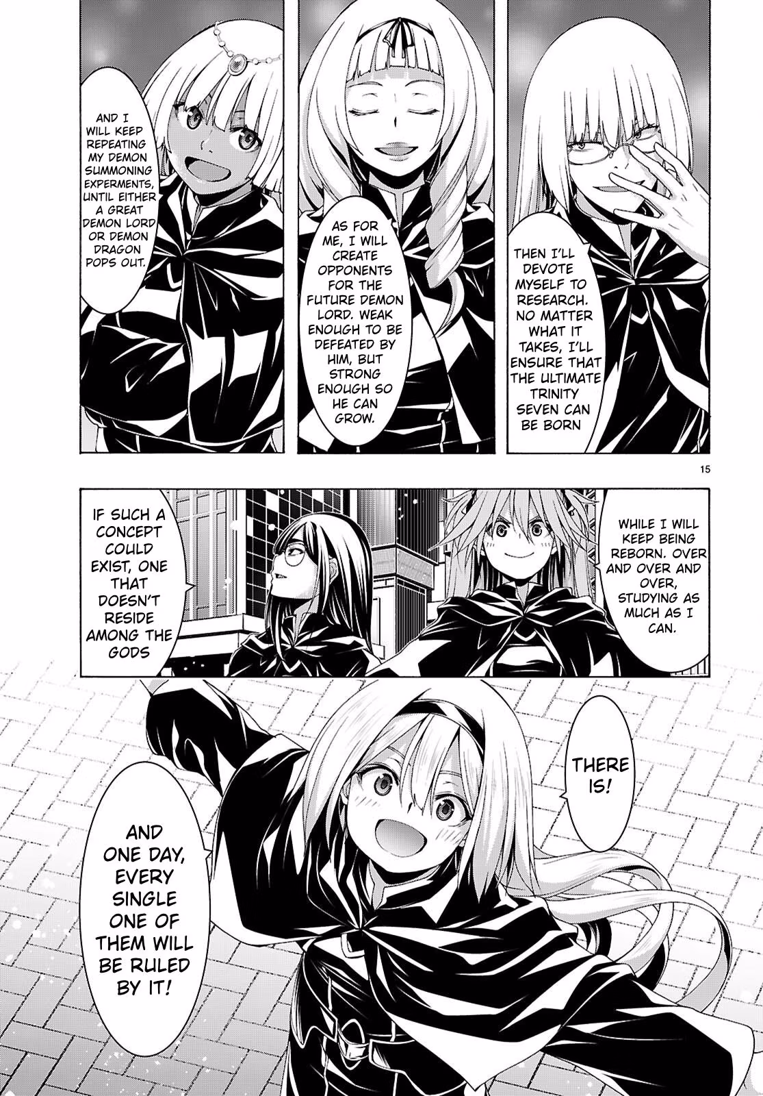 Trinity Seven: The Seven Magicians Chapter 163 page 16 - 
