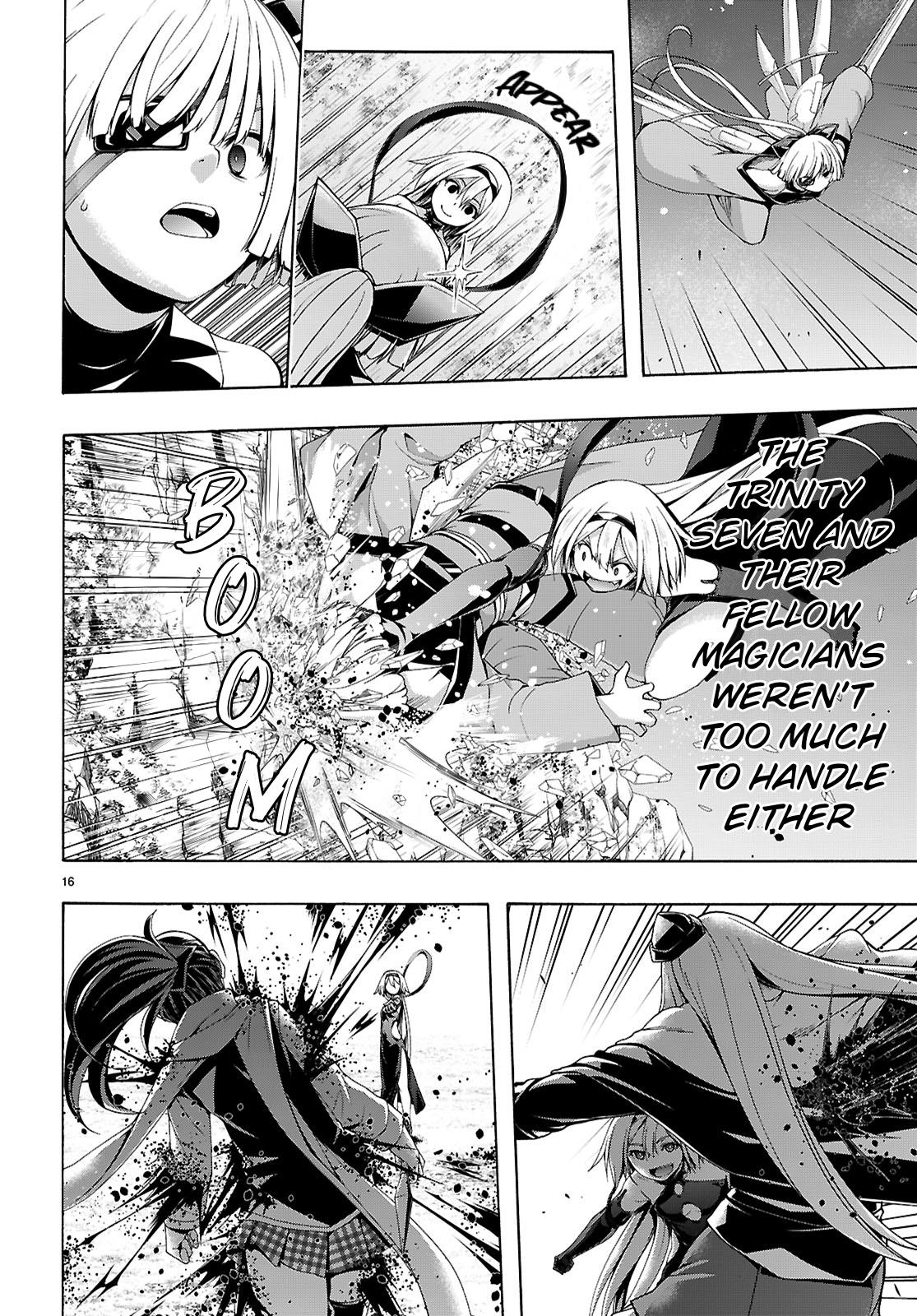 Trinity Seven: The Seven Magicians Chapter 164 page 17 - 