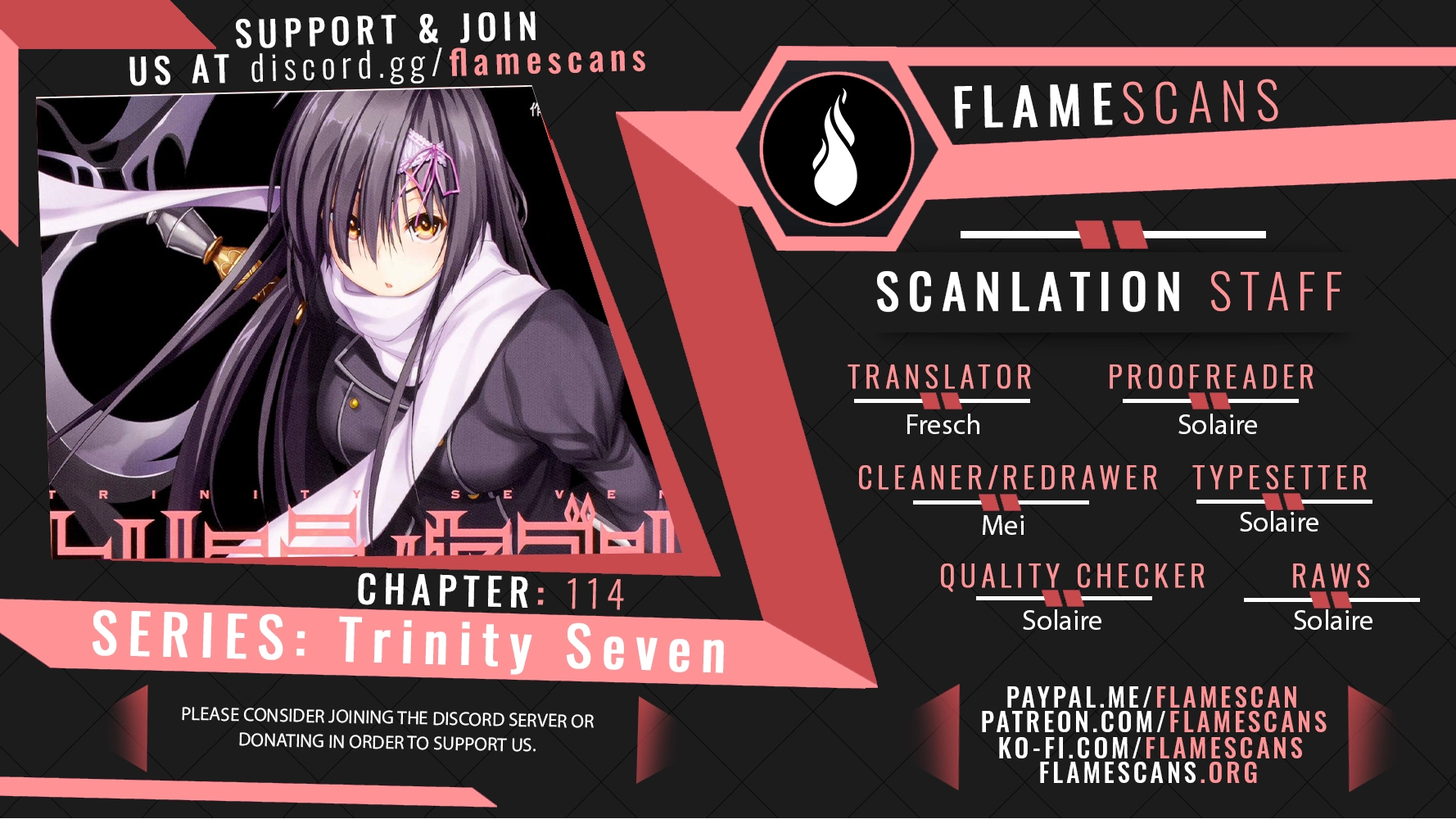 Trinity Seven Chapter 114 page 1 - 