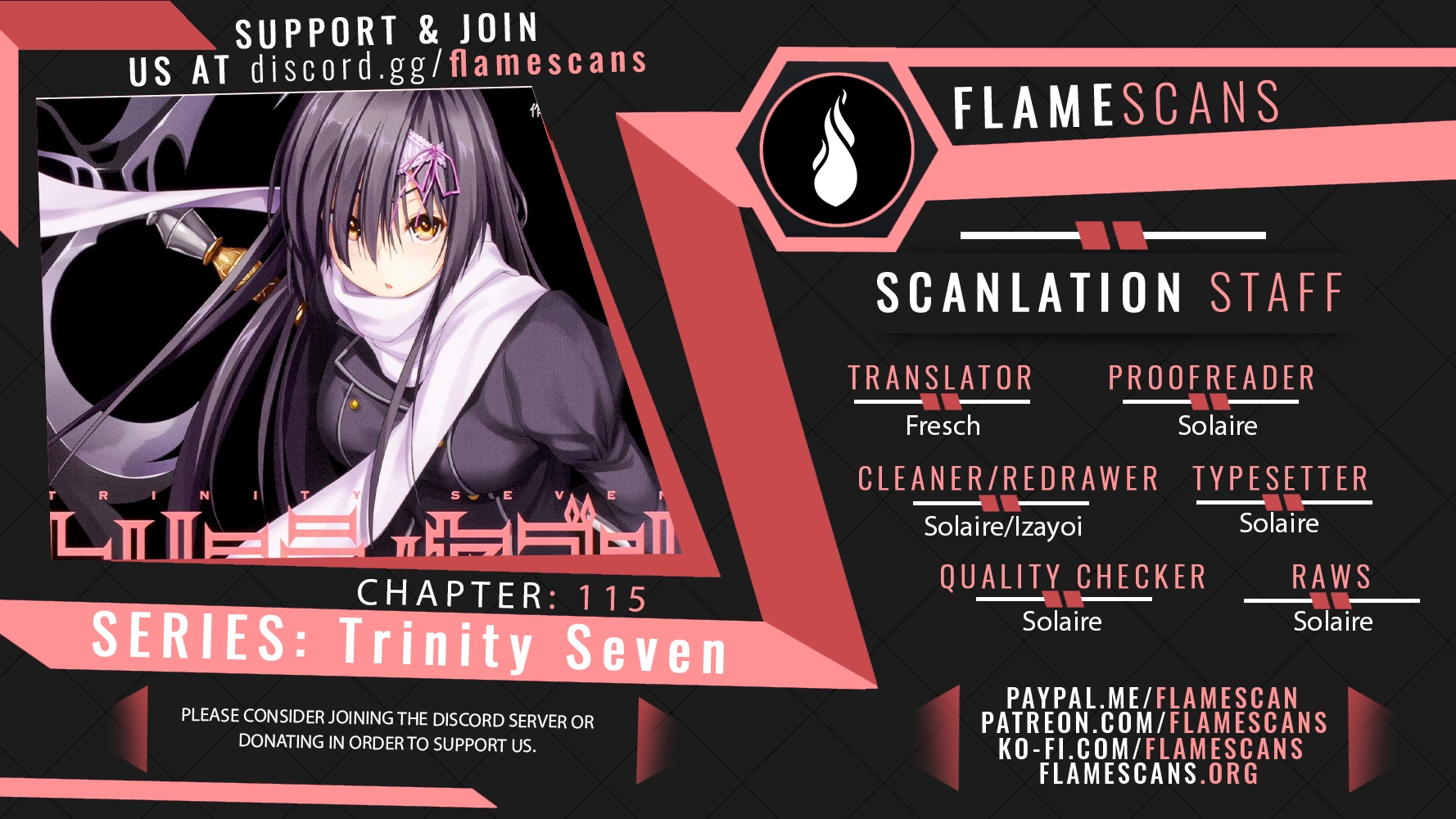 Trinity Seven Chapter 115 page 1 - 
