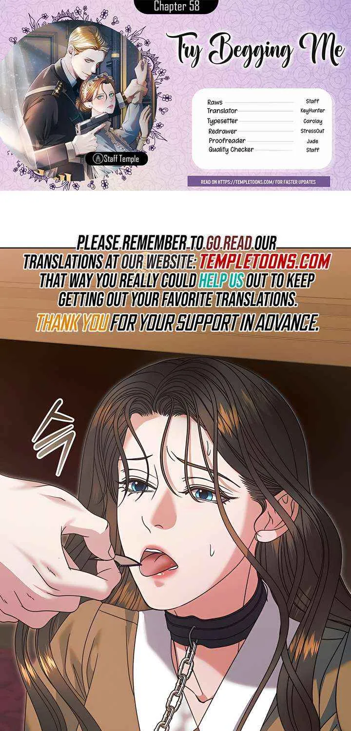 Try Begging Me Chapter 58 page 1 - 