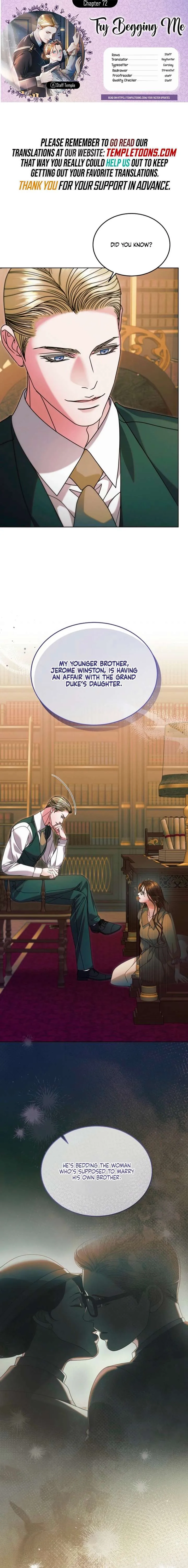 Try Begging Me Chapter 72 page 1 - 
