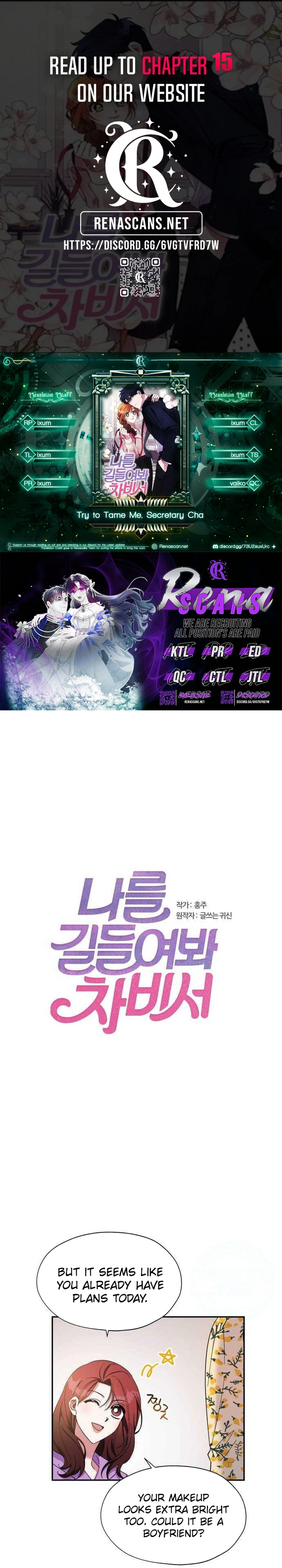 Try To Tame Me, Secretary Cha Chapter 11 page 1 - 